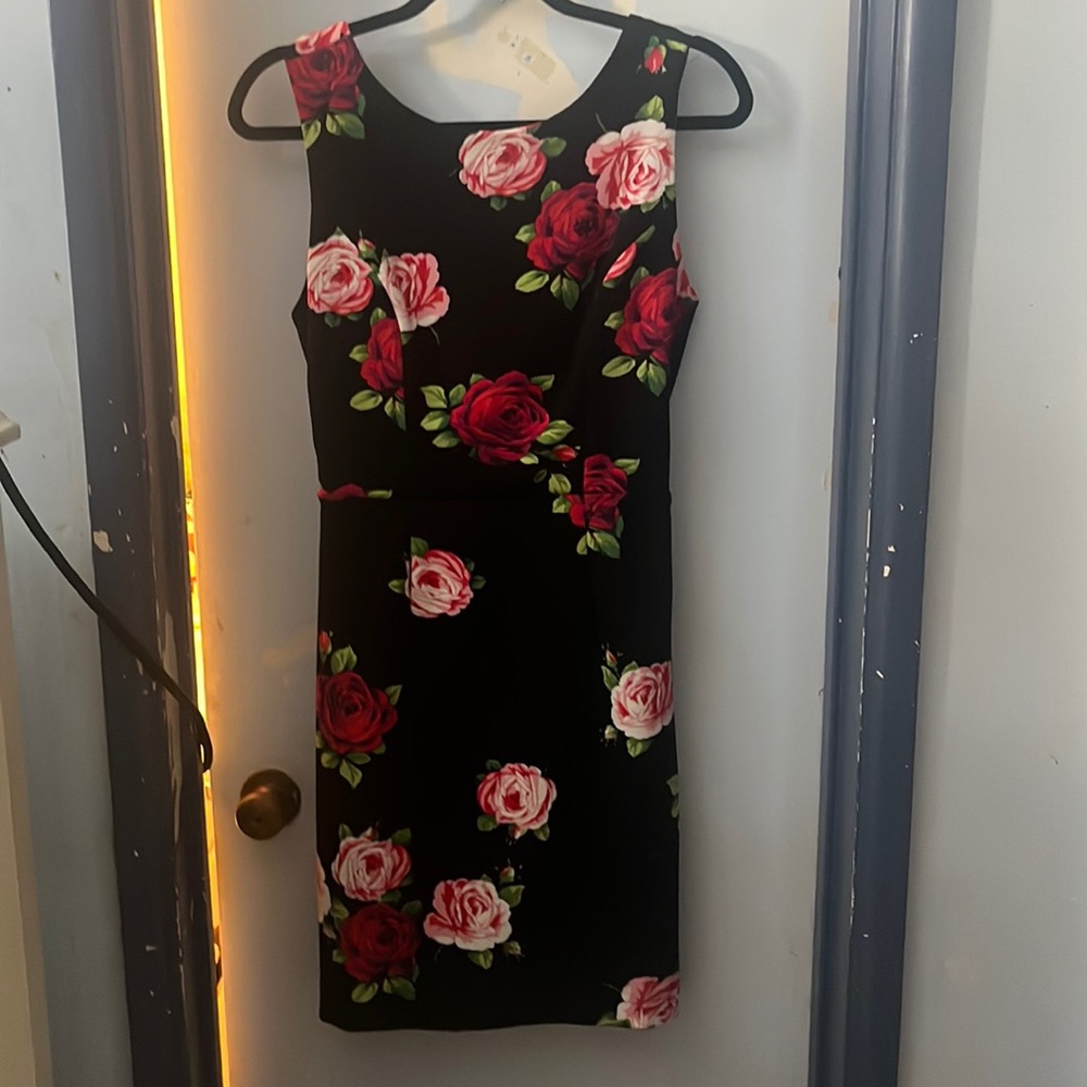 Betsey Johnson dress. Form to fit but stretchy breathable material. Never worn